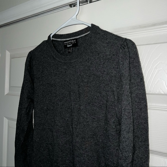 Banana Republic-Filpucci grey wool sweater M - Picture 3 of 4
